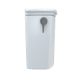 thumbnail image 2 of TOTO® Drake® Transitional 1.28 GPF Toilet Tank with WASHLET®+ Auto Flush Compatibility, Cotton White - ST786EA#01, 2 of 5