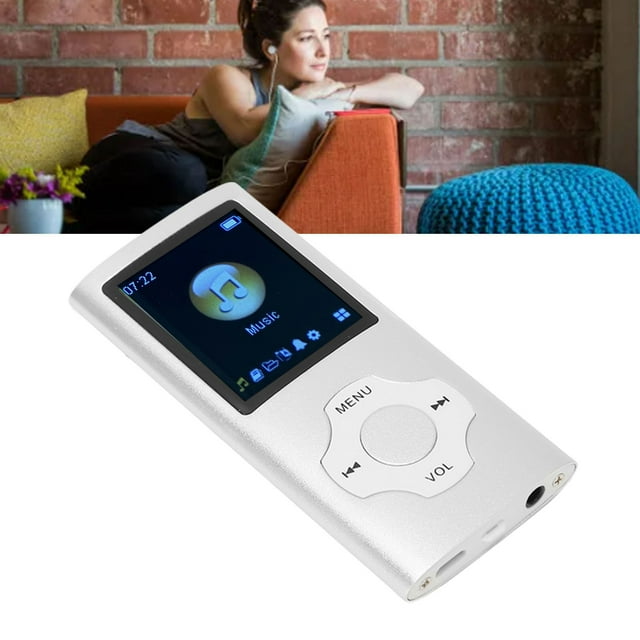 Lossless Sound Portable MP3 Player Support 64G Memory Card Easy to Use Long Battery Life for Students FM Radio with Aluminum Alloy