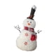 thumbnail image 4 of Adorno navideño de muñeco de nieve, linda figura navideña para el hogar, chimenea y oficina. Medio, 4 of 9