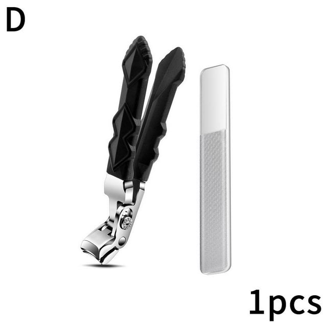 Ergonomic Nail Clipper for Thick Toenails Stainless Steel with Anti-Flying Design