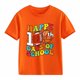 thumbnail image 4 of Las niñas camiseta de manga corta - de vuelta a la escuela Casual de alta calidad camiseta de algodón suave, tamaños de 2-13 años, 14 colores, lindo diseño de 100 días de impresión gráfica, 4 of 4