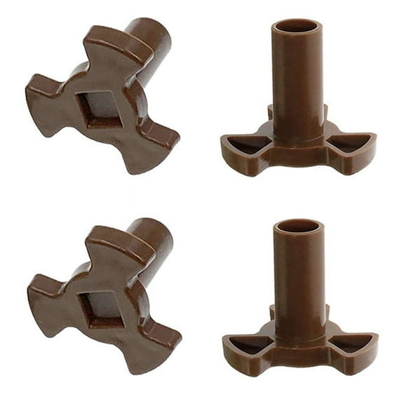 2X Microwave Turntable Coupler,Microwave Oven Roller Guide Support, Microwave Oven Core Coupling Replacement