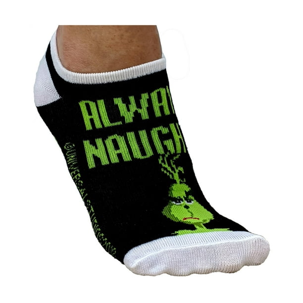 Grinch Womens' Socks 3 Pairs Size 5-9 Green and Red Low Cut Socks - Walmart .ca