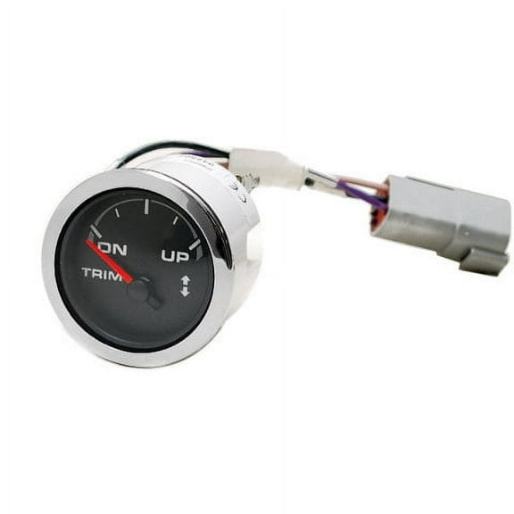 Beede Boat Trim Gauge 946953 | Ranger Triton Honda 2 Inch Black