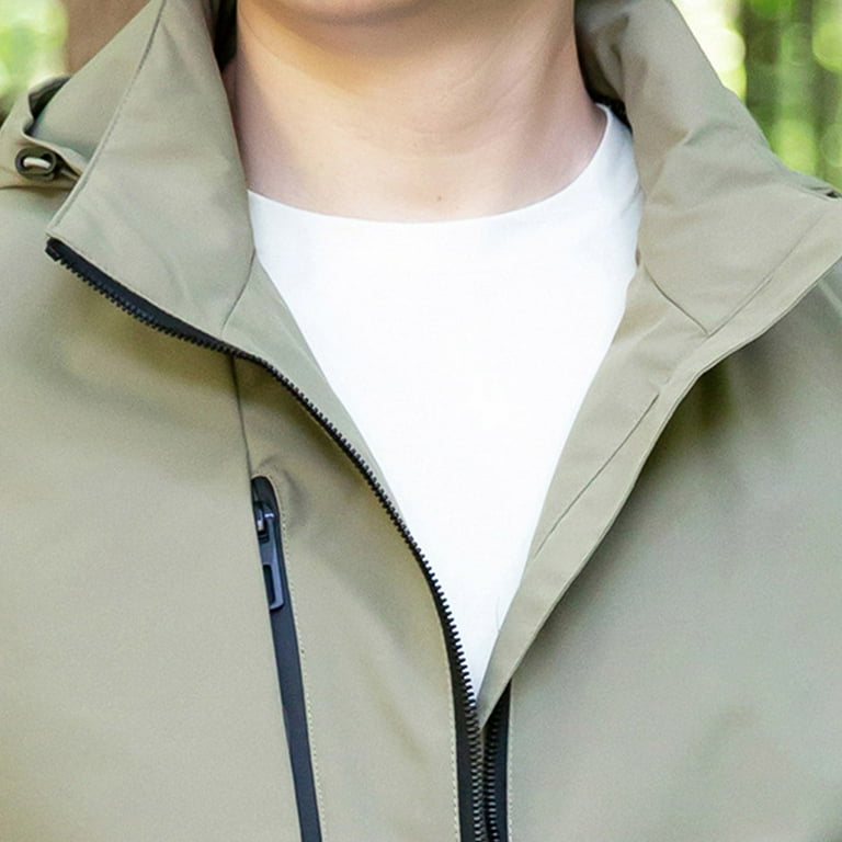 Xysaqa Men's Lightweight Jackets with Hood, Mens Waterproof Windbreaker Hoodies Jacket Hiking Coat for Outdoor Travel M-5XL (Regular & Big & Tall Xysaqa Men's Lightweight Jackets with Hood, Mens Waterproof Windbreaker Hoodies Jacket Hiking Coat for Outdoor Travel M-5XL (Regular & Big & Tall