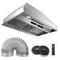 thumbnail image 1 of Costway 30 Inch Under Cabinet Range Hood with 4 Fan Speeds, Touch/Gesture/Remote Control, 1 of 10