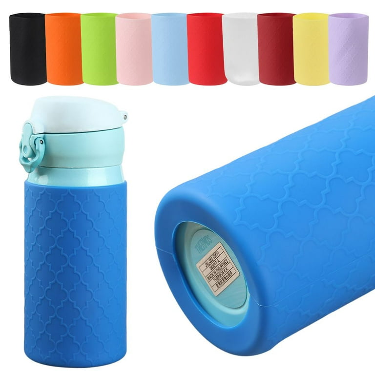 Cup Cover Silicone Water Bottle Cover Boot for Bottle Anti-Slip Bottom  Sleeve