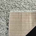 thumbnail image 6 of SAFAVIEH Lavena Solid Plush Shag Area Rug, Silver, 6'7" x 6'7" Round, 6 of 8