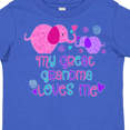 thumbnail image 4 of Inktastic My Great Grandma Loves Me- Cute Elephants Boys or Girls Toddler T-Shirt, 4 of 5