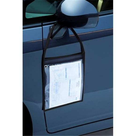 Petoskey  Clear Front & Solid Back With Handle&#44; Top Open Grommet Work Ticket Holder - 25 Per Box