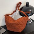 thumbnail image 2 of Bolso bandolera para mujer, bolso de bola de masa hervida de algodón, correa fruncida ajustable, bolso diario para mujer, 2 of 6