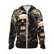 thumbnail image 1 of Fotbe Gold Rose Skull Chaqueta con Protección Solar UPF 50+ para Hombre y Mujer, Camisa con Capucha y Bolsillos-Medium, 1 of 7