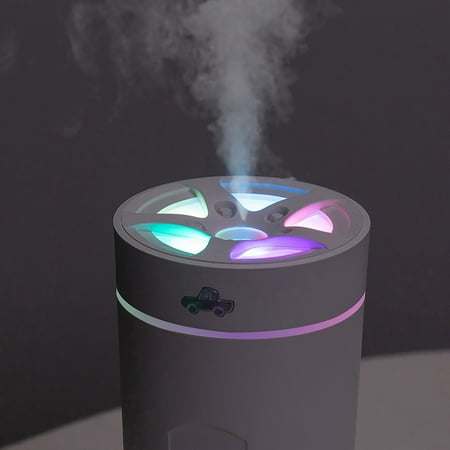 

NIUREDLTD Colorful Cool Mini Humidifier USB Personal Desktop Humidifier For Car Bedroom etc. Auto Shut-Off 2 Mist Modes Super Quiet