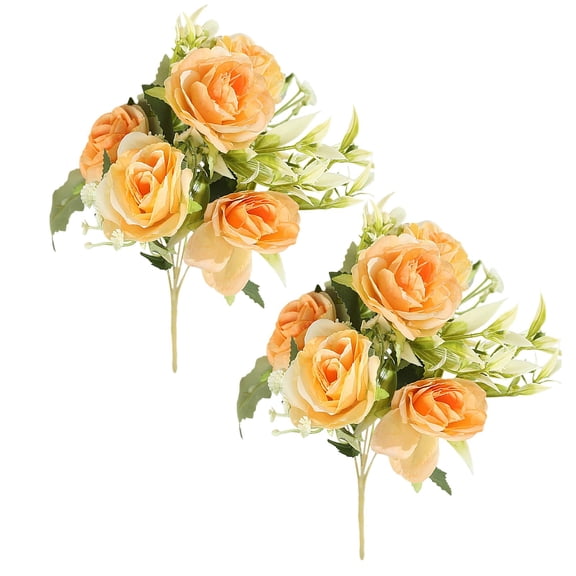 Artificial Flowers Cemetery Flower, Memorial Bouquet for Graves, Plastic Daisy Arrangements for Window Boxes, Home Table Centerpieces, Hanging Outdoor Decor,2pc