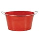 thumbnail image 2 of Bañera de Almacenamiento Ovalada, Cubo de Hielo, Bañera de Vino, Cubo de Refrigeración Duradero para Bebidas, Bañera para Regalos, Viajes de Boda, Acc Rojo, 2 of 8