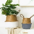 thumbnail image 2 of Cheers Seagrass Weaving Foldable Home Storage Bucket Toy Sundries Clothes Plants Basket, 2 of 7