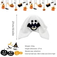 thumbnail image 2 of QLUEWX Halloween Sherpa Ghost Plush Decor with Blanket, 10.63 Inch Cute Stuffed Ghost Ornament with Black Cat Bat Pumpkin for Tiered Tray Tabletop Home Party Boo Basket Gift for Kids Toddlers, 2 of 6