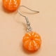 thumbnail image 3 of KAKOWELY 2 pares de pendientes con forma de naranja, bonitos pendientes de moda para mujer, adornos para las orejas., 3 of 5