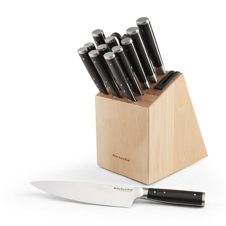 キッチンエイド　新品未使用　14ピースカトラリーナイフセット KitchenAid Gourmet 14-Piece Forged Triple Rivet Japanese