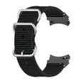 thumbnail image 1 of jesticaly Cloth Durable Smartwatch Band Replacement Strap Compatible With Men S Sports Watches Comfortable pure black No.2, 1 of 6
