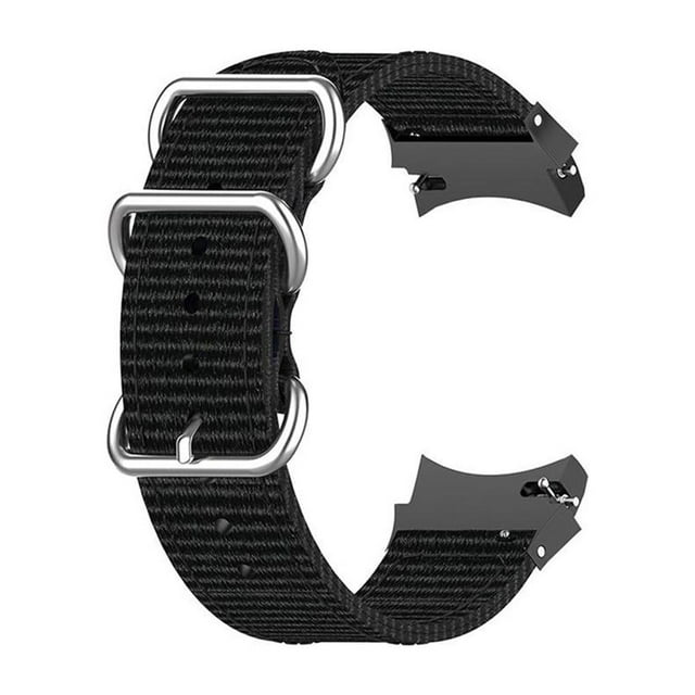 jesticaly Cloth Durable Smartwatch Band Replacement Strap Compatible With Men S Sports Watches Comfortable pure black No.2