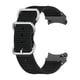 thumbnail image 1 of Injueey Correa duradera del reemplazo de la banda de Smartwatch del paño compatible con los relojes deportivos de los hombres resistentes Electrónica negro puro No.2, 1 of 6