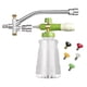 thumbnail image 3 of Pulverizador de espuma, regadera de espuma para riego de jardín, belleza automotriz, limpieza del hogar con 5 boquillas, 3 of 9