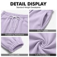 thumbnail image 7 of Men's Jogger Sweatpants Drawstring Elastic Waist Casual Relaxed Fit Athletic Solid Color Lounge Trousers with Pockets, 7 of 7