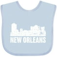 thumbnail image 3 of Inktastic New Orleans Skyline Grunge Boys or Girls Baby Bib, 3 of 4