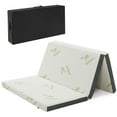 thumbnail image 1 of Gymax FULL 3'' Tri-fold Memory Foam Floor Mattress Topper Portable w/ Carrying Bag, 1 of 10