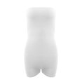 thumbnail image 3 of Hvyesh Women's Strapless Tube Bodycon Romper Shorts Summer One Piece Jumpsuit Trendy Off Shoulder BodySuits, 3 of 4