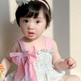 thumbnail image 4 of FDDMis Baby Boy Summer Romper Baby Girl Rompers 3-6 Months Toddler Gifts Newborn Coming Home Outfit Girl White Onesie 3-6 Girls Jumpsuit Cute Girls Outfits White Baby Onesies Toddler Snow, 4 of 9