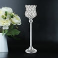 thumbnail image 4 of Candelabros de cristal Soledad Porta vela 38cm, 4 of 8