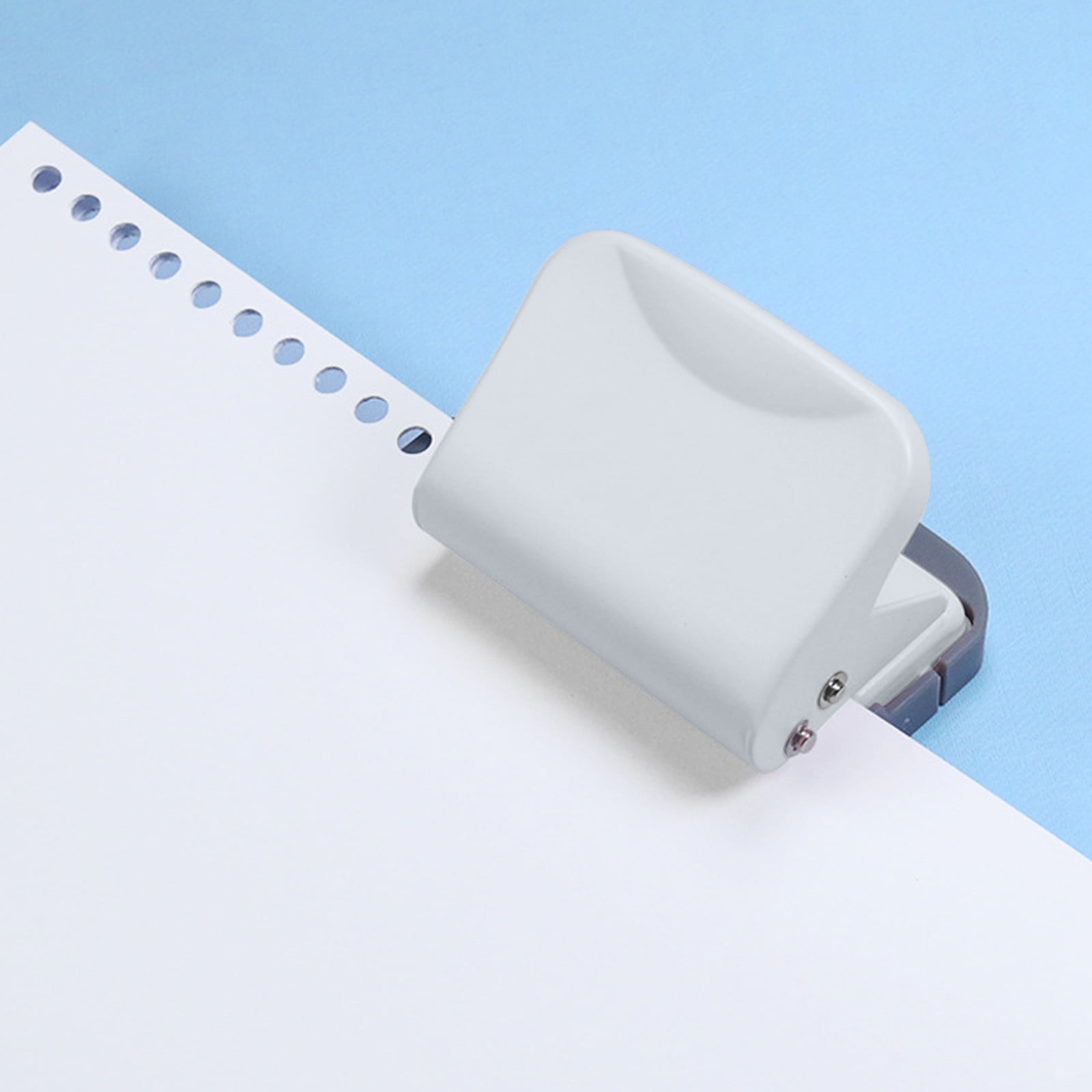 Specollect 5Pcs 6 Hole Punch, Loose Leaf Paper Puncher for A4/A5/B5 Size, Portable Handheld Metal Circle Punch Paper Puncher