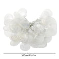 thumbnail image 3 of Vacemry 4Pcs Seashell String Lights Indoor Outdoor, Faux Shell Fairy Lights Waterproof Warm Glow, Terrace Balcony Camping Party Holiday Decor, 3 of 9