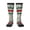 2 Black-1, variant on Women's Knee High Socks America-Flag-Mexico Outdoor Casual Tube Socks