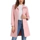 thumbnail image 1 of Abrigo de ante sintético INSPIRE CHIC para mujer, chaqueta larga con cinturón y cremallera, diseño a la moda L Rosa, 1 of 6