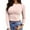 Pink, variant on Fgnfyis Womens Long Sleeve Tops Stretch Crewneck Ribbed T Shirt Fitted Casual Basic T Shirts for Women Red M