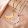 thumbnail image 4 of EUEAVAN Gold Love Moon Pendant Necklace Stainless Steel Jewelry Gifts, 4 of 6