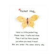 thumbnail image 2 of YujiCraft Pocket Hug Gift Card with Butterfly Design, Heartfelt Valentine's Day Greeting Card Decoration for Special Friends,Yellow, 2 of 3