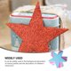 thumbnail image 4 of KAKOWELY 80 estrellas de papel decorativas para fiestas de cumpleaños, adornos brillantes en forma de estrella., 4 of 5