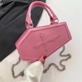 thumbnail image 6 of Halloween Purses for Women Cross Coffin Bag Novelty Halloween Coffin Purses Top Handle Crossbody Shoulder Bags, 6 of 7