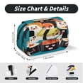 thumbnail image 5 of Kdxio I Love Sushi for Double Compartment Pen Case Oxford Organizer with Zipper Pockets for Students Artists, 5 of 7