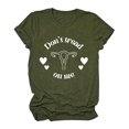 thumbnail image 2 of Camiseta de manga corta con estampado de letras informal para mujer Fridja  hjk1917, 2 of 7