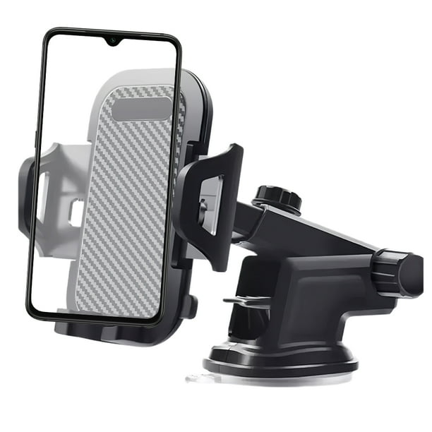 Soporte para Coche Ventosa Adhesivo Telescópico Control Central Aire Soporte para Tablero Soporte Navegación