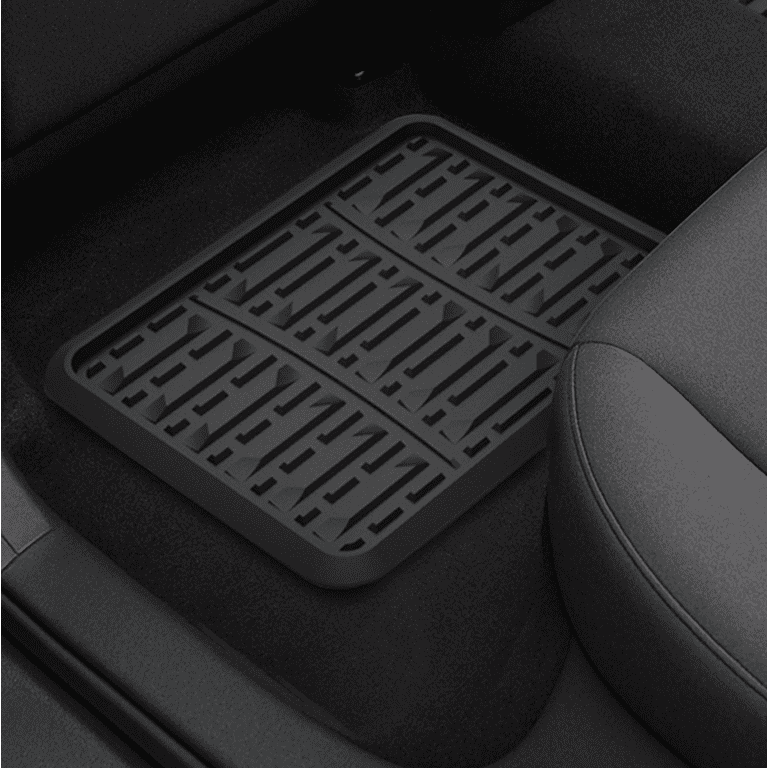 Auto Drive Year Round Rubber Rear Floor Mat, 2-Pack photo 3
