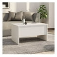 thumbnail image 3 of White Coffee Table with Storage, 31.5"x19.7"x16.7" Lift Top Coffee Table, Engineered Wood Modern Living Room Table, 3 of 9