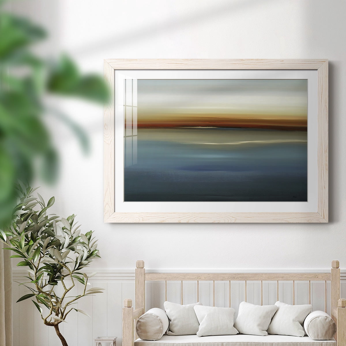 Beside the Blue II-Premium Framed Print - Ready to Hang