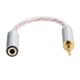 thumbnail image 1 of Cable adaptador de audio macho a hembra, adaptador de cable de conversión de auriculares para ZX300A HiFiman, macho equilibrado de 2,5 mm a hembra equilibrada de 3,5 mm, 1 of 9