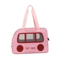 thumbnail image 3 of Bolso de portaes para mascotas bolso de viaje mascota bolso bolso de mascotas ligero bolso portátil para senderismo de transporte de perros pequeños Rosa, 3 of 8